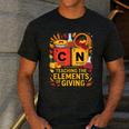 Thanksgiving 67 Meme Science Teacher Periodic Table Women Men's Casual T-Shirt Dark Grey
