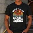 Thanksgiving Dance Teacher Gobble Squad Turkey Men's Casual T-Shirt Dark Grey Thanksgiving Dance Teacher Gobble Squad Turkey Men's Casual T-Shirt Dark Grey