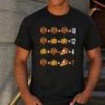 Thanksgiving Order Of Operations Thanksgiving Math Teacher Men's Casual T-Shirt Dark Grey