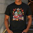 Thanksgiving Teacher Books Turkey Reading Book Men's Casual T-Shirt Dark Grey