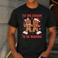 Tis The Season Reading Christmas Shirt Book Lovers Teacher Men's Casual T-Shirt Dark Grey Tis The Season Reading Christmas Shirt Book Lovers Teacher Men's Casual T-Shirt Dark Grey