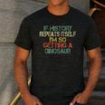 History Teacher Repeats Itself I'm Getting a Dinosaur Men's Casual T-Shirt Dark Grey History Teacher Repeats Itself I'm Getting a Dinosaur Men's Casual T-Shirt Dark Grey