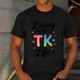 Transitional Kindergarten TK Teacher Men's Casual T-Shirt Dark Grey