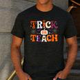 Trick Or Teach Teacher Halloween Costume Men Women Men's Casual T-Shirt Dark Grey