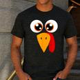 Turkey Face Halloween Costume Thanksgiving Teacher Nurse Men's Casual T-Shirt Dark Grey Turkey Face Halloween Costume Thanksgiving Teacher Nurse Men's Casual T-Shirt Dark Grey