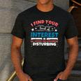 US History And Government Teacher Gifts Funny I Find You Men's Casual T-Shirt Dark Grey
