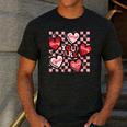 Valentine You Are Loved Worthy Enough Candy Heart Teacher For Men Women Girls Kids Men's Casual T-Shirt Dark Grey