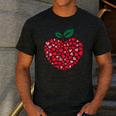 Valentines Day Teacher Hearts Apple Love Teach Women Men Men's Casual T-Shirt Dark Grey Valentines Day Teacher Hearts Apple Love Teach Women Men Men's Casual T-Shirt Dark Grey
