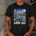 Van Go Retro Vanlife Art Teacher Men's Casual T-Shirt Dark Grey Van Go Retro Vanlife Art Teacher Men's Casual T-Shirt Dark Grey