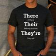 Vocabulary Police Their There They'Re English Teacher Men's Casual T-Shirt Dark Grey Vocabulary Police Their There They'Re English Teacher Men's Casual T-Shirt Dark Grey