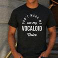 Vocaloid Voice Vocal Music Teacher Singer Singing Men's Casual T-Shirt Dark Grey Vocaloid Voice Vocal Music Teacher Singer Singing Men's Casual T-Shirt Dark Grey