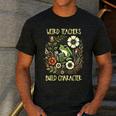 Weird Teachers Build Character Frog Reading Book Librarian Men's Casual T-Shirt Dark Grey
