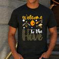 Welcome To The Hive Bee Teacher Back To School Men's Casual T-Shirt Dark Grey