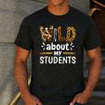 Wild About My Students School Teachers And Students Men's Casual T-Shirt Dark Grey Wild About My Students School Teachers And Students Men's Casual T-Shirt Dark Grey