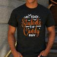 Will Trade Students For Candy Halloween Costume Teacher Men's Casual T-Shirt Dark Grey Will Trade Students For Candy Halloween Costume Teacher Men's Casual T-Shirt Dark Grey