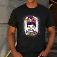 Witchy Teacher Halloween Messy Bun Teacher Bleached Men's Casual T-Shirt Dark Grey Witchy Teacher Halloween Messy Bun Teacher Bleached Men's Casual T-Shirt Dark Grey