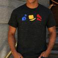 Women Art Teacher Back To School Artist Primary Color Theory Men's Casual T-Shirt Dark Grey