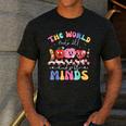 The World Needs All Kinds Of Minds Special Education Teacher Men's Casual T-Shirt Dark Grey The World Needs All Kinds Of Minds Special Education Teacher Men's Casual T-Shirt Dark Grey