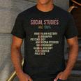 World History Classroom Social Studies History Teacher Men's Casual T-Shirt Dark Grey