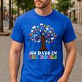 100 Days In The Books Reading Teacher 100th Day Of School Men's Casual T-Shirt Royal Blue 100 Days In The Books Reading Teacher 100th Day Of School Men's Casual T-Shirt Royal Blue