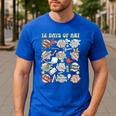 12 Days Of Art Teacher Christmas Artists Painter Educational Men's Casual T-Shirt Royal Blue 12 Days Of Art Teacher Christmas Artists Painter Educational Men's Casual T-Shirt Royal Blue