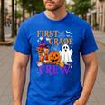 1st Grade Boo Crew Teacher Student Halloween Costume Men's Casual T-Shirt Royal Blue 1st Grade Boo Crew Teacher Student Halloween Costume Men's Casual T-Shirt Royal Blue