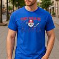 2nd Grade Batter Up Back To School Baseball Teacher Kids Men's Casual T-Shirt Royal Blue 2nd Grade Batter Up Back To School Baseball Teacher Kids Men's Casual T-Shirt Royal Blue