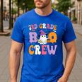3rd Grade Boo Crew Spooky Third Grade Halloween Teacher Men's Casual T-Shirt Royal Blue
