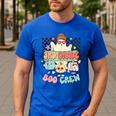 3rd Grade Boo Crew Third Grade Halloween Costume Teacher Kid Men's Casual T-Shirt Royal Blue