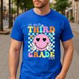 In My 3rd Grade Era Back To School Smile Face Teacher Kid Men's Casual T-Shirt Royal Blue In My 3rd Grade Era Back To School Smile Face Teacher Kid Men's Casual T-Shirt Royal Blue