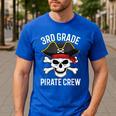 3rd Grade Pirate Crew Halloween Costume Student Teacher Men's Casual T-Shirt Royal Blue 3rd Grade Pirate Crew Halloween Costume Student Teacher Men's Casual T-Shirt Royal Blue