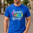 3rd Grade Team Pencil Teacher Student Back To School Girls Men's Casual T-Shirt Royal Blue 3rd Grade Team Pencil Teacher Student Back To School Girls Men's Casual T-Shirt Royal Blue