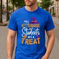 My 4th Grade Students Are a Treat Teacher Halloween Witch For Men Women Kids Men's Casual T-Shirt Royal Blue My 4th Grade Students Are a Treat Teacher Halloween Witch For Men Women Kids Men's Casual T-Shirt Royal Blue