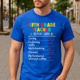 5th Grade Teacher Report Card Appreciation Men Women Men's Casual T-Shirt Royal Blue 5th Grade Teacher Report Card Appreciation Men Women Men's Casual T-Shirt Royal Blue