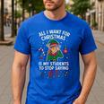 6-7 Students Saying 67 Xmas Six Seven Teacher Christmas Men's Casual T-Shirt Royal Blue 6-7 Students Saying 67 Xmas Six Seven Teacher Christmas Men's Casual T-Shirt Royal Blue