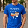 67 Meme English Teacher Reading Book Lover Humor Men's Casual T-Shirt Royal Blue 67 Meme English Teacher Reading Book Lover Humor Men's Casual T-Shirt Royal Blue