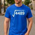 67 Meme Math Teacher Square Root 4489 Men's Casual T-Shirt Royal Blue 67 Meme Math Teacher Square Root 4489 Men's Casual T-Shirt Royal Blue