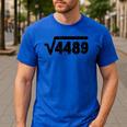 67 Meme Square Root 4489 Six Seven Slang Math Teacher Men's Casual T-Shirt Royal Blue 67 Meme Square Root 4489 Six Seven Slang Math Teacher Men's Casual T-Shirt Royal Blue