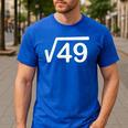 67 Six Seven Meme Square Root Couple Matching Teacher Men's Casual T-Shirt Royal Blue 67 Six Seven Meme Square Root Couple Matching Teacher Men's Casual T-Shirt Royal Blue