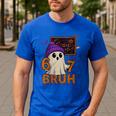 67 Teacher Halloween Ghost Six Seven Meme Math Equation Bruh Men's Casual T-Shirt Royal Blue 67 Teacher Halloween Ghost Six Seven Meme Math Equation Bruh Men's Casual T-Shirt Royal Blue