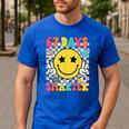 67th Day Of School Shirt 67 Days Smarter Teacher Boy Girls Men's Casual T-Shirt Royal Blue
