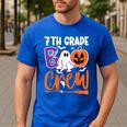 7th Grade Boo Crew Teacher Student Halloween Costume Men's Casual T-Shirt Royal Blue 7th Grade Boo Crew Teacher Student Halloween Costume Men's Casual T-Shirt Royal Blue