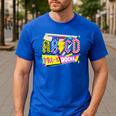 ABCD Pre-K Rocks Back To School PreK Kindergarten Teacher Men's Casual T-Shirt Royal Blue ABCD Pre-K Rocks Back To School PreK Kindergarten Teacher Men's Casual T-Shirt Royal Blue