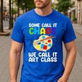 Art Teacher For Men Women Art Teacher Appreciation Men's Casual T-Shirt Royal Blue