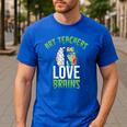 Art Teachers Love Brains Shirt Halloween Zombie Teaching Tee Men Women Kids Men's Casual T-Shirt Royal Blue Art Teachers Love Brains Shirt Halloween Zombie Teaching Tee Men Women Kids Men's Casual T-Shirt Royal Blue