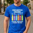 Artist Art Teacher School Artist Joke Men's Casual T-Shirt Royal Blue