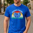 Associate Teacher If You Think My Hands Are Full Men's Casual T-Shirt Royal Blue Associate Teacher If You Think My Hands Are Full Men's Casual T-Shirt Royal Blue