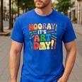 Back To School Hooray It's Art Day Art Teacher Artist Men's Casual T-Shirt Royal Blue Back To School Hooray It's Art Day Art Teacher Artist Men's Casual T-Shirt Royal Blue