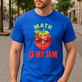 Back To School Math Is My Jam Math Teacher Men's Casual T-Shirt Royal Blue Back To School Math Is My Jam Math Teacher Men's Casual T-Shirt Royal Blue