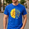 I Became A Teacher Because Your Life Is Worth My Time Tshirt Men Women Men's Casual T-Shirt Royal Blue
